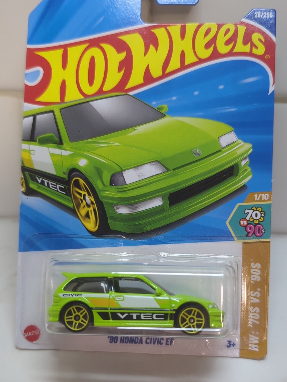 HOT WHEELS 1990 HONDA CIVIC EF